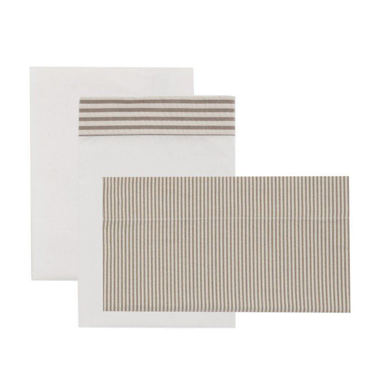 Sabana Cuna 3 Pcs (cuna 60) 60x120x1 Cm Derby Beige - Cambrass