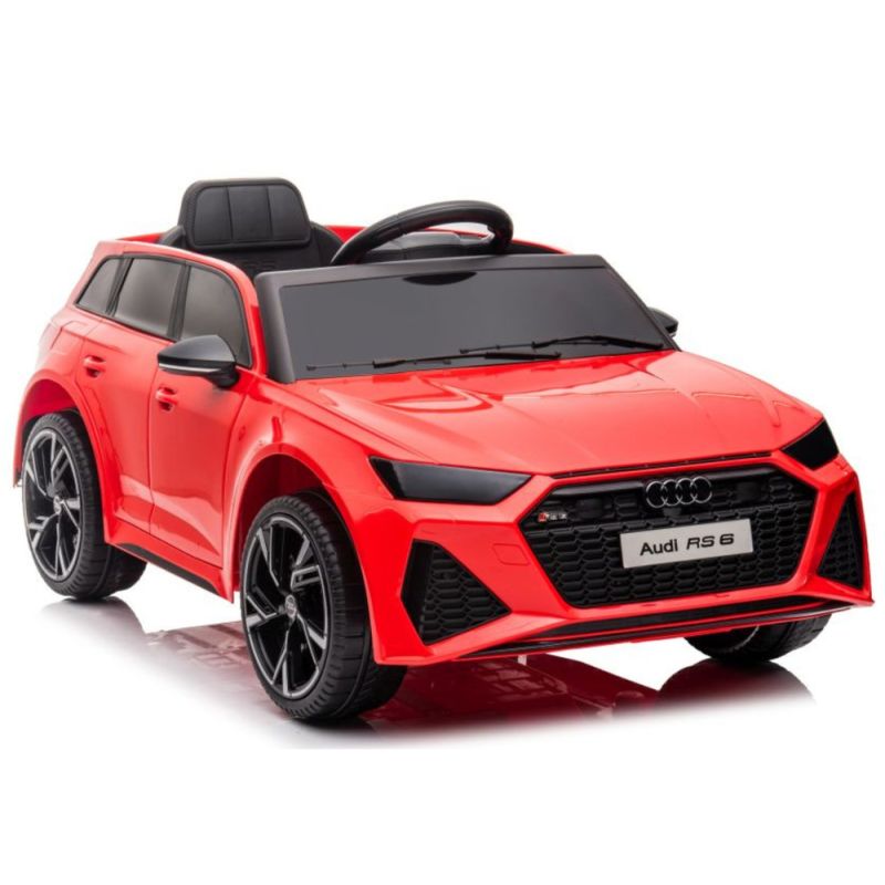 Coche eléctrico infantil Audi RS6 rojo · BRD-2118 · 12V doble motor · 3-8 años