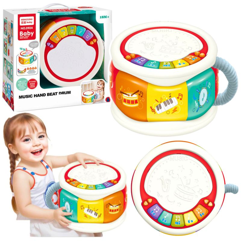 Gran Tambor Educativo Interactivo para Niños Colorido