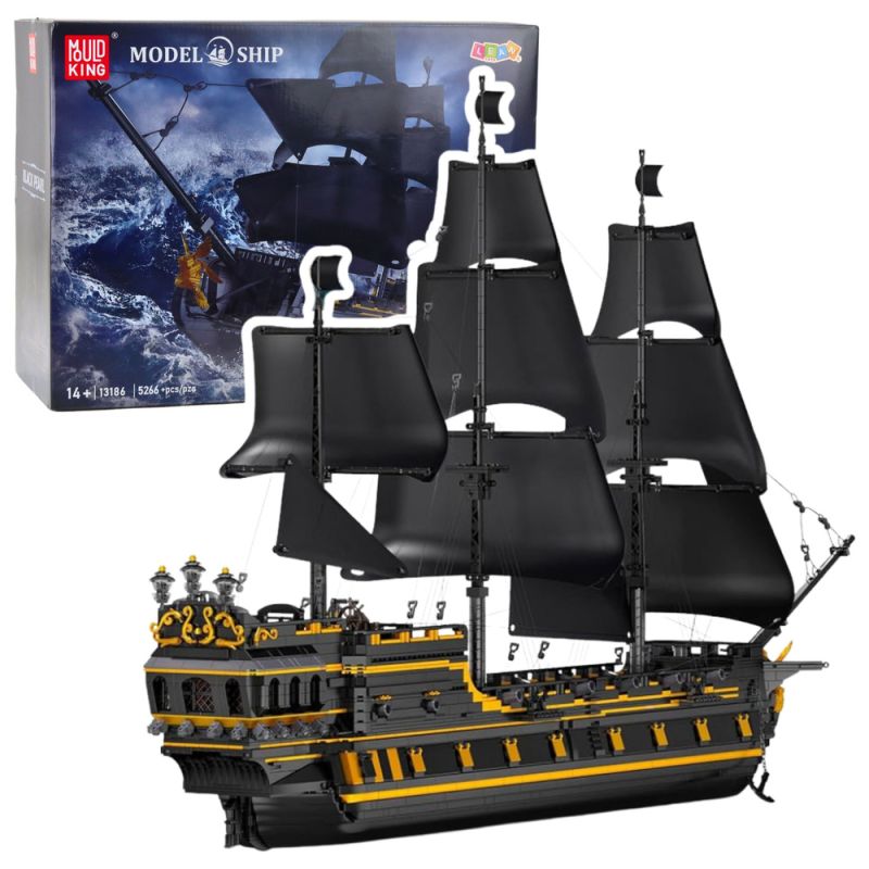Set Barco Pirata Black Pearl construcción Lean Toys · 5266 piezas · +14 años