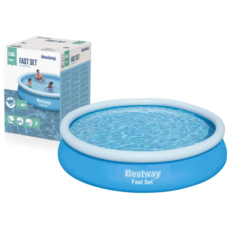 Piscina de Jardín Bestway 366 x 76 cm con Montaje Rápido