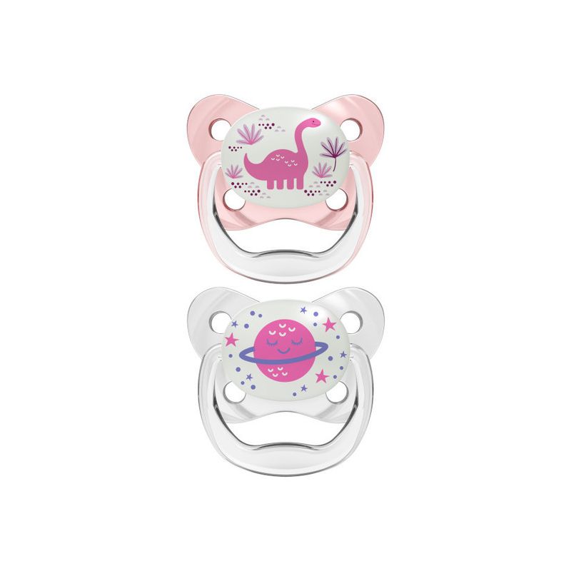 Chupete Dr brown's PreVent Glow mariposa 0-6 meses 2-Pack