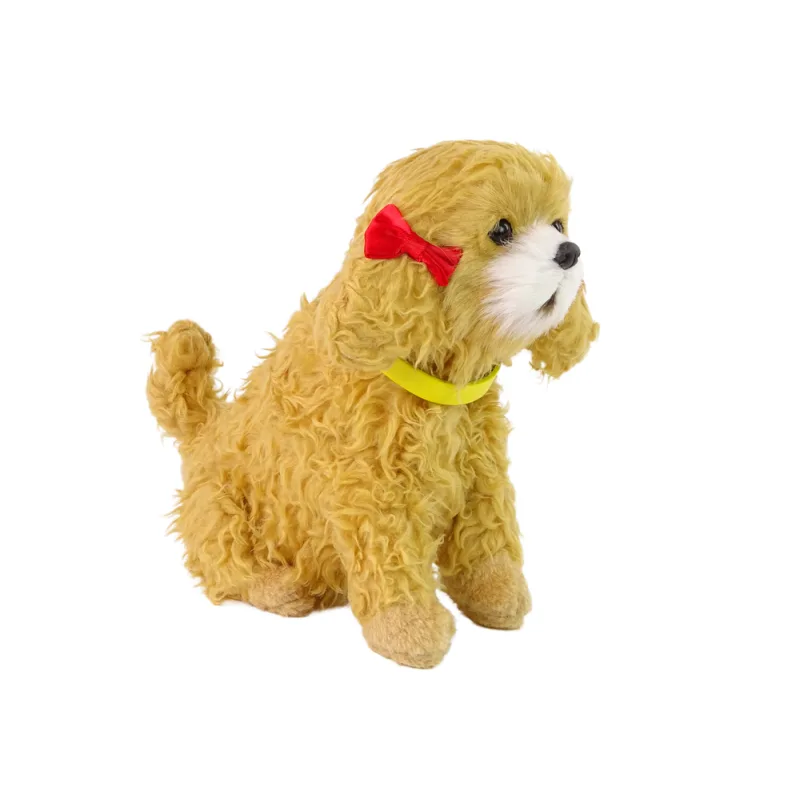 Perro de Peluche Interactivo Poodle de Pelo Suave