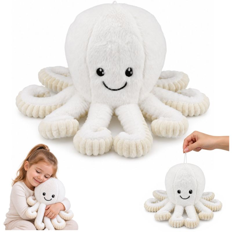Peluche Pulpo Suave de 50 cm con Tentáculos Elásticos