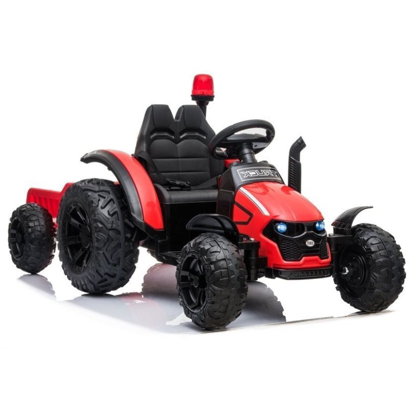 Tractor Eléctrico Infantil HZB-200 12V Rojo con Mando — Lean Cars
