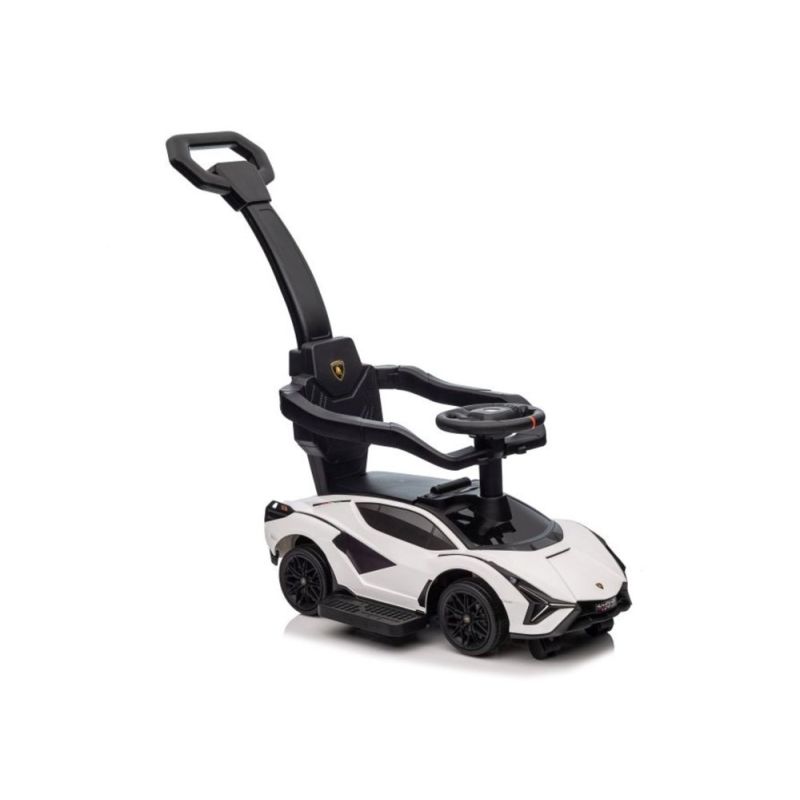 Lamborghini QLS-996T Ride-on con Empujador Blanco