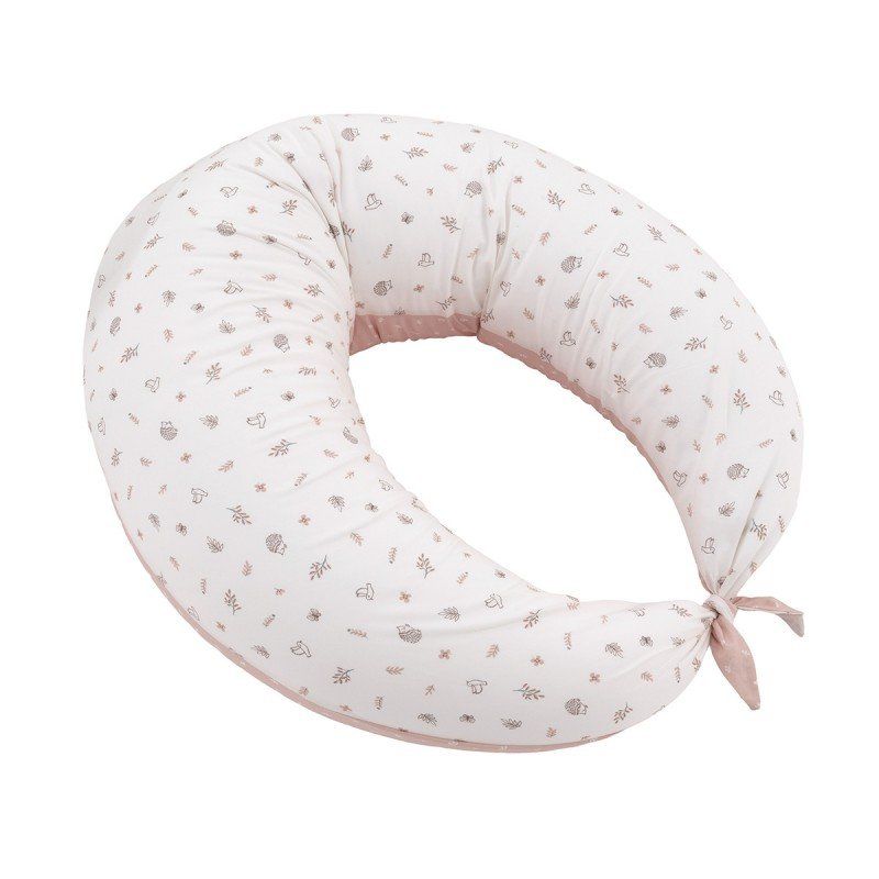 Cojin De Lactancia Luna 80x185x16 Cm Calma Rosa - Cambrass