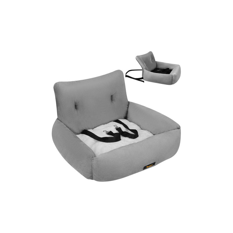 Asiento de Coche para Mascotas Purlov - Seguridad y Comodidad