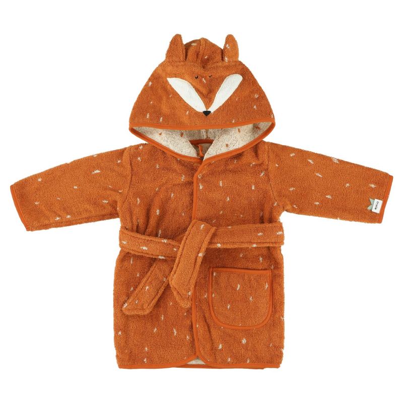 Bata de baño Mr. Fox Trixie para bebés de 1-2 años