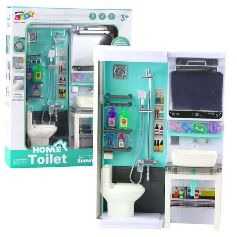 Baño de Juguete con Luces y Sonidos, Incluye Accesorios
