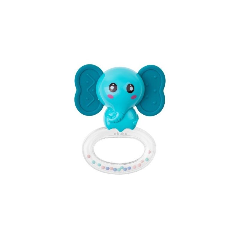 Sonajero mordedor elefante Akuku para bebé