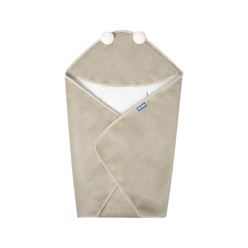 Manta de swaddle para silla de coche Sensillo 75x75 Beige