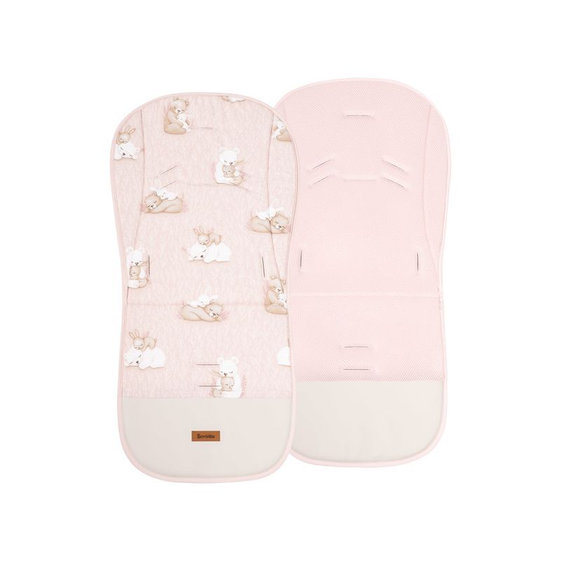 Colchoneta Reversible Silla de Paseo Malla 3D Verano Oso y Conejo  Sensillo
