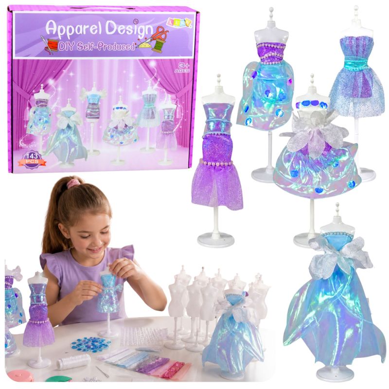 Kit de Costura Infantil DIY con 143 Piezas