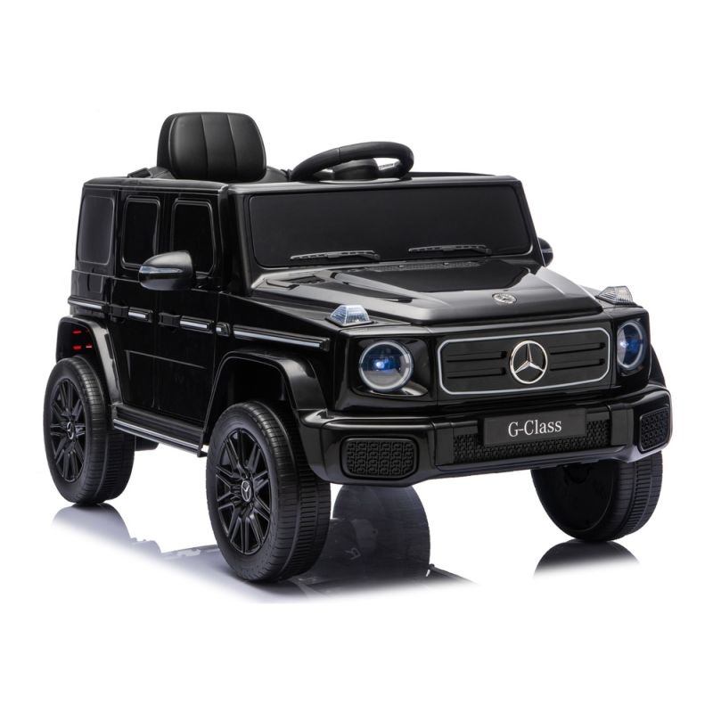Coche eléctrico infantil Mercedes G 4x4 negro Lean Cars · 24V · 4 motores · 3 marchas