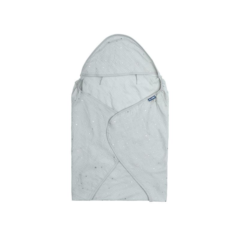 Manta Arrullo Muselina Sensillo 75x75 Gris