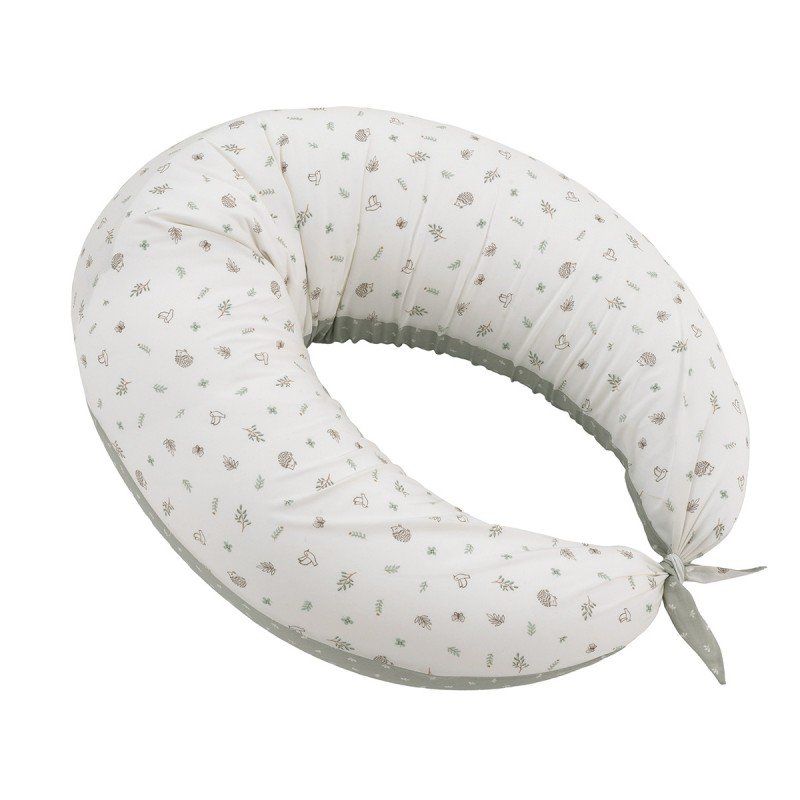Cojin De Lactancia Luna 80x185x16 Cm Calma Verde - Cambrass