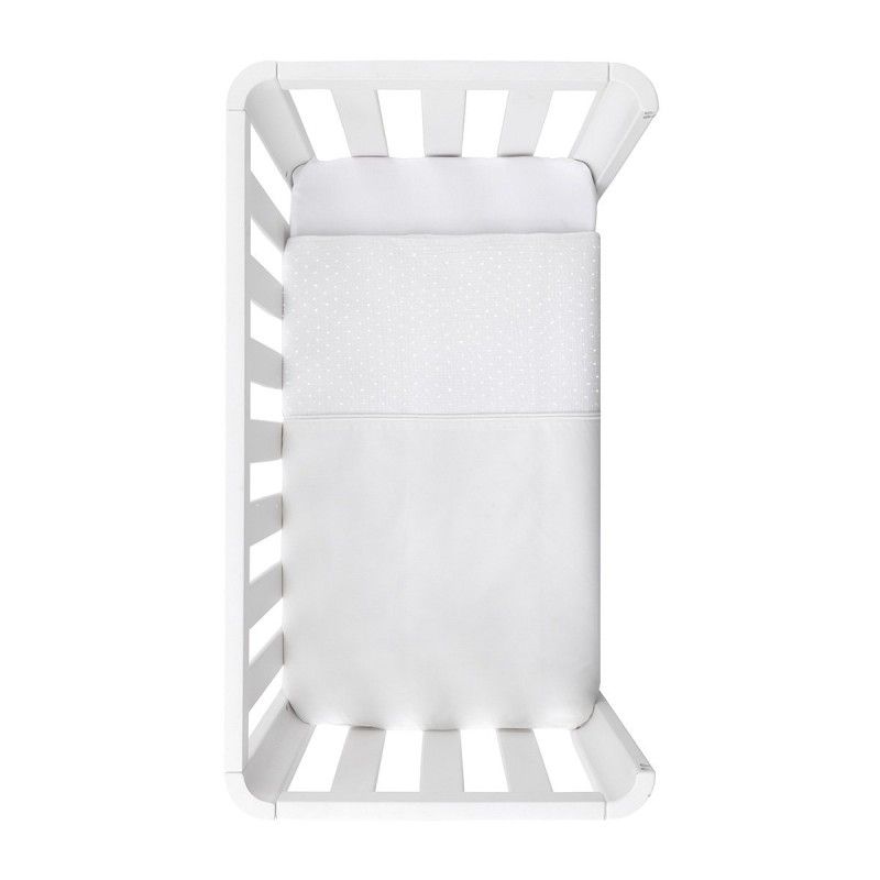 Funda nórdica minicuna Unic Cambrass, crudo · 70 x 77 cm