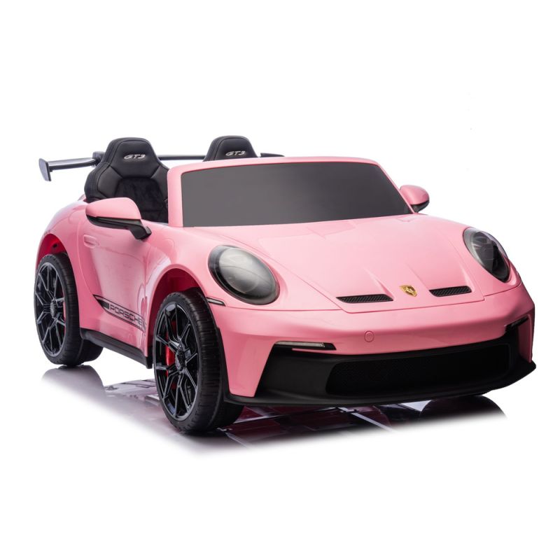 Coche eléctrico infantil Porsche GT3 Lean Cars 24V rosa · 148 cm