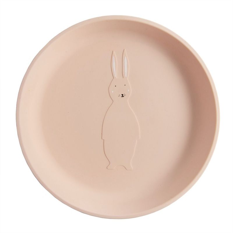 Plato de Silicona Mrs. Rabbit de Trixie - Ideal para Bebés