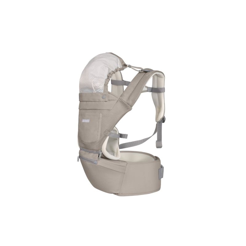 Portabebés 3en1 Chloe Mesh Beige Kikkaboo