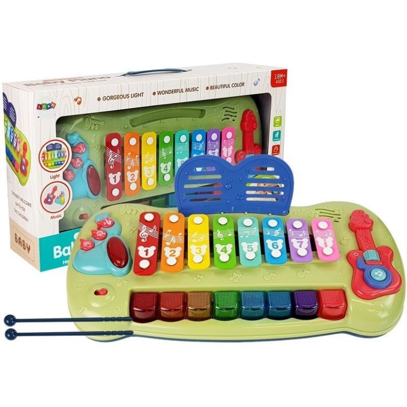 Piano de Cola Infantil con Teclas Iluminadas y Sonidos