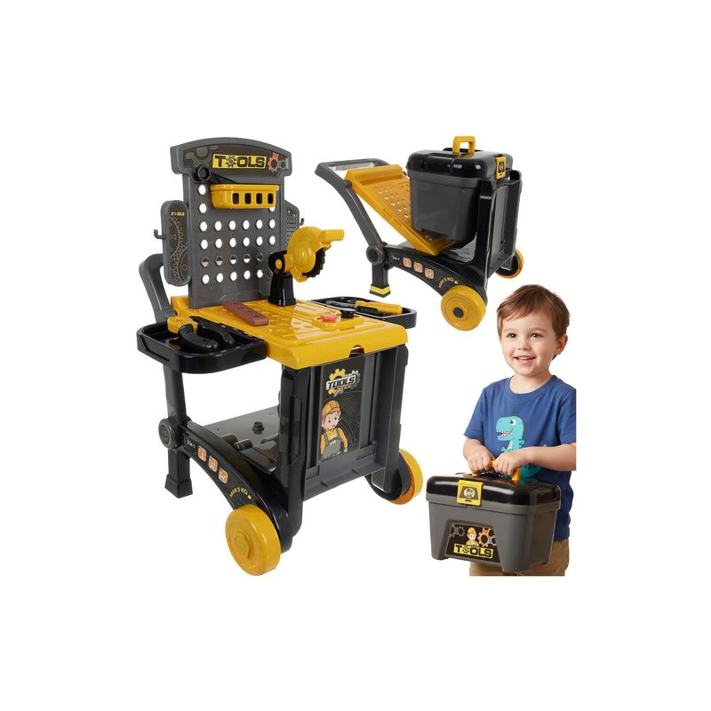 Taller de Juguete 3 en 1 Iso Trade para Niños - 59 Piezas