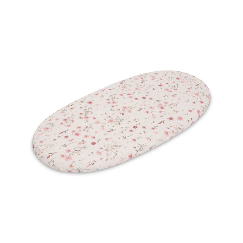 Sábana Ajustable para Capazo Algodón Rosa Sensillo