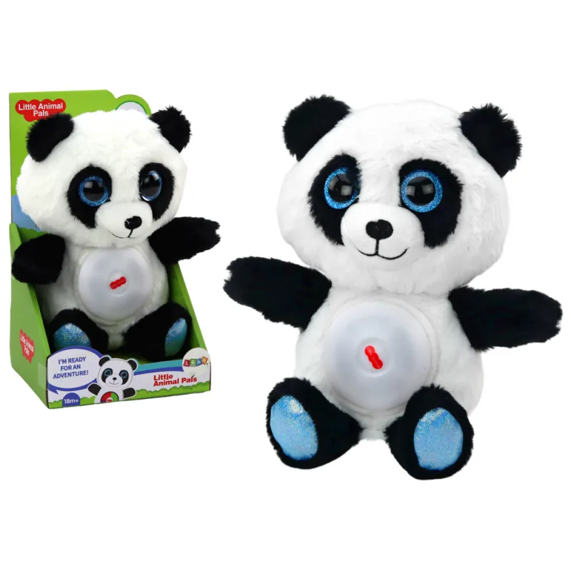 Lámpara de Sueño Panda con Música y Peluche 30 cm
