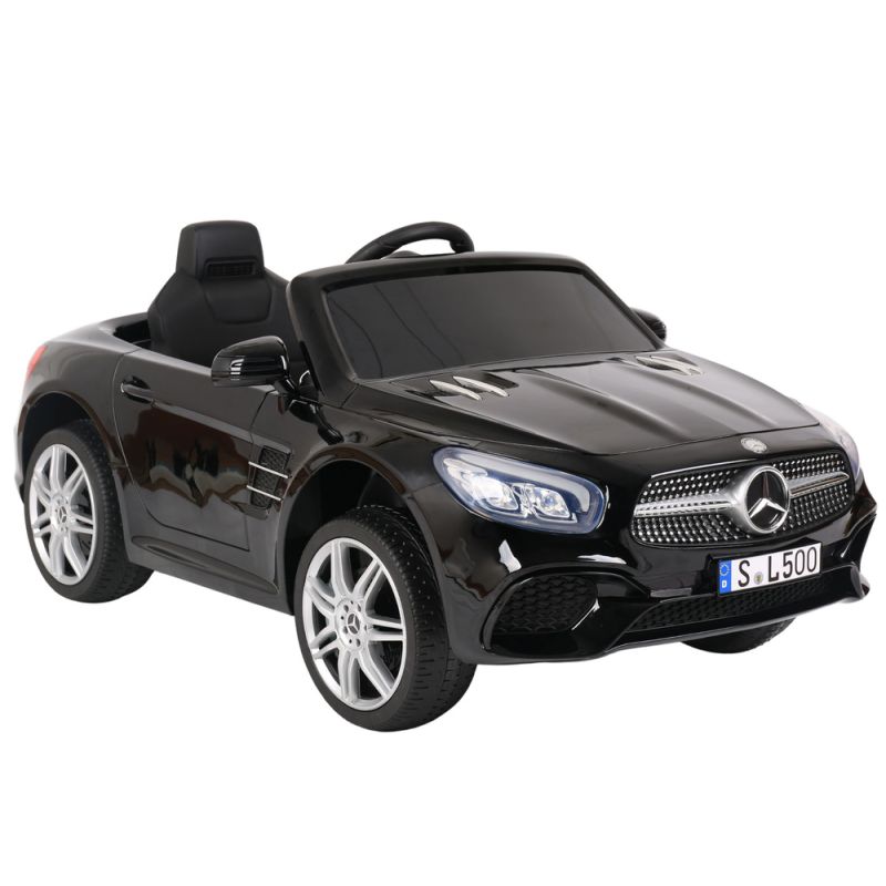 Coche Eléctrico Infantil Mercedes SL500 Negro con Control Remoto