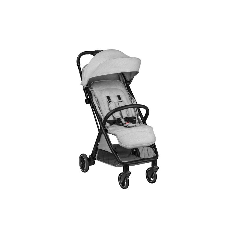Silla de paseo autoplegable Kikkaboo Lauren Gris Claro