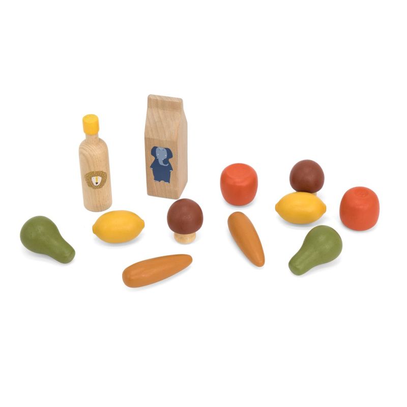 Juego de compras de madera Trixie - Diversión creativa
