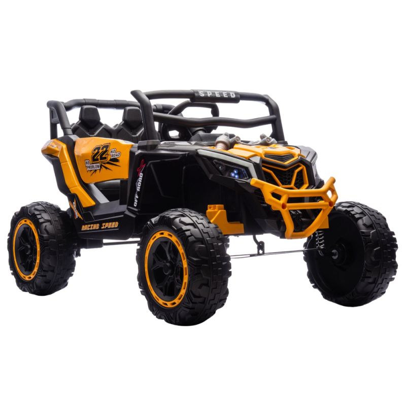 Coche Eléctrico Infantil M2 4x4 Amarillo LEAN CARS