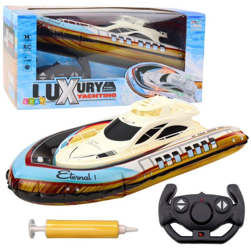 Yate de Lujo Inflable Control Remoto con Luces LED