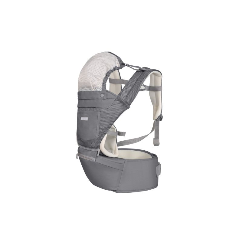 Portabebés 3 en 1 Kikkaboo Chloe Mesh Gris 2024