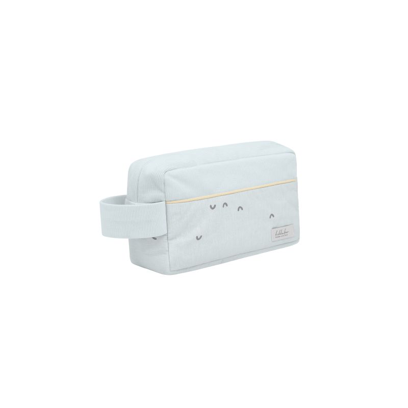 Neceser accesorios bebé Kikkaboo Stripy Friends · 23x13,5x9 cm · algodón acolchado