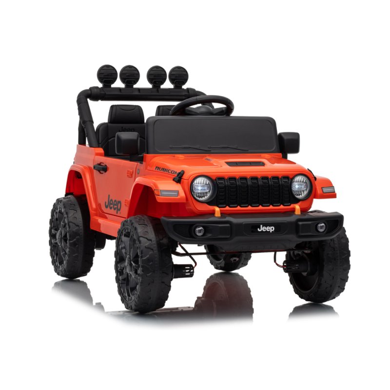 Jeep Rubicon DK-JWR558 Vehículo Eléctrico Naranja