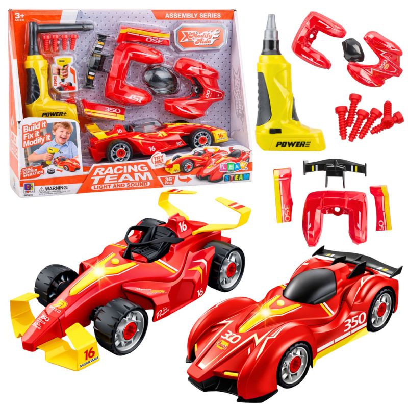 Kit de Tuning de Coche de Carreras con Destornillador y Luces