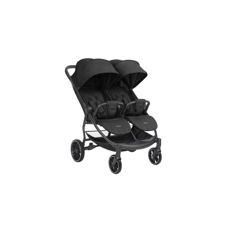 Carrito gemelar Kikkaboo Happy 2 Negro 2024