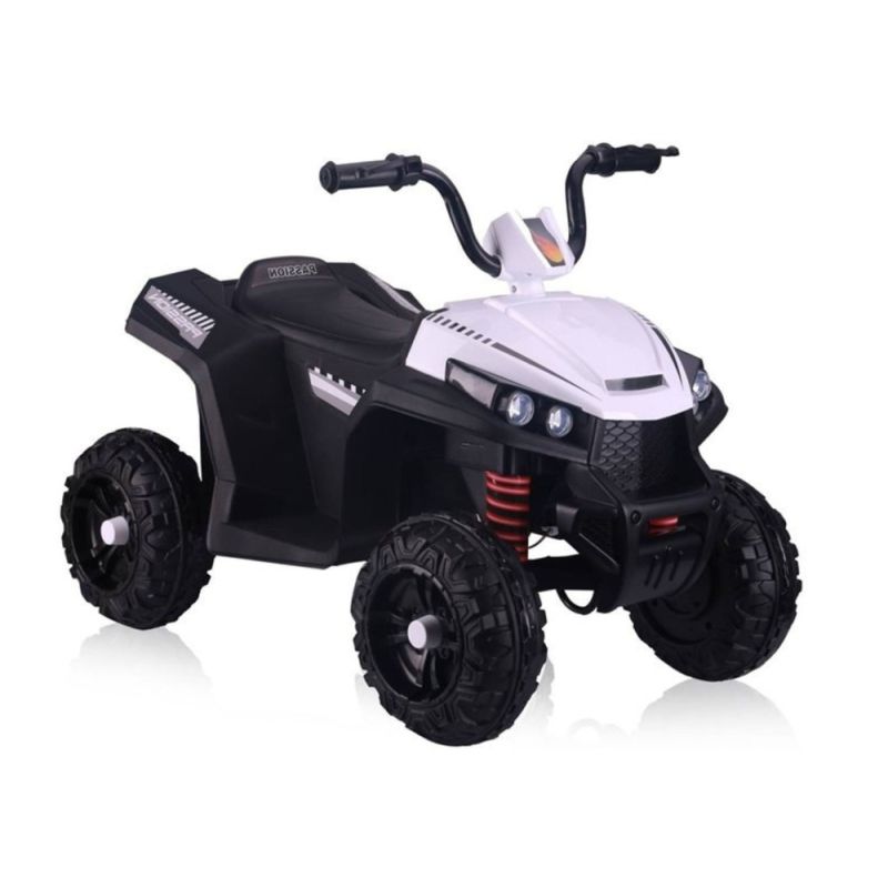 Quad Eléctrico Infantil S601 Blanco con Luces y Sonido