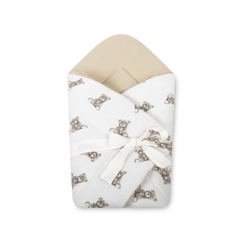Arrullo de muselina Teddy Beige 75x75 cm Sensillo