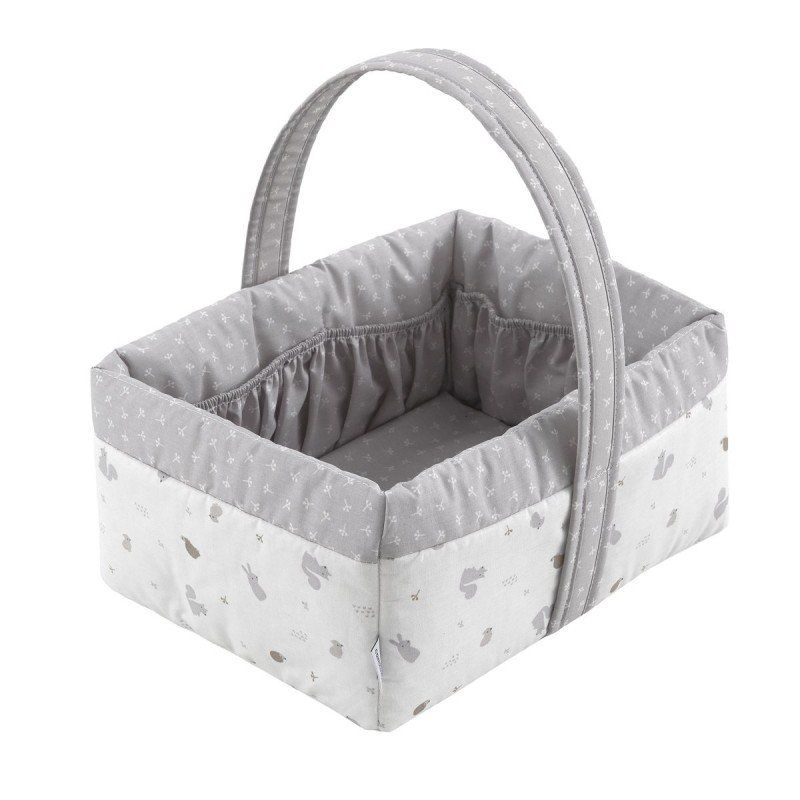 Cesta Canastilla 22.5x29x29 Cm Ardi Gris - Cambrass