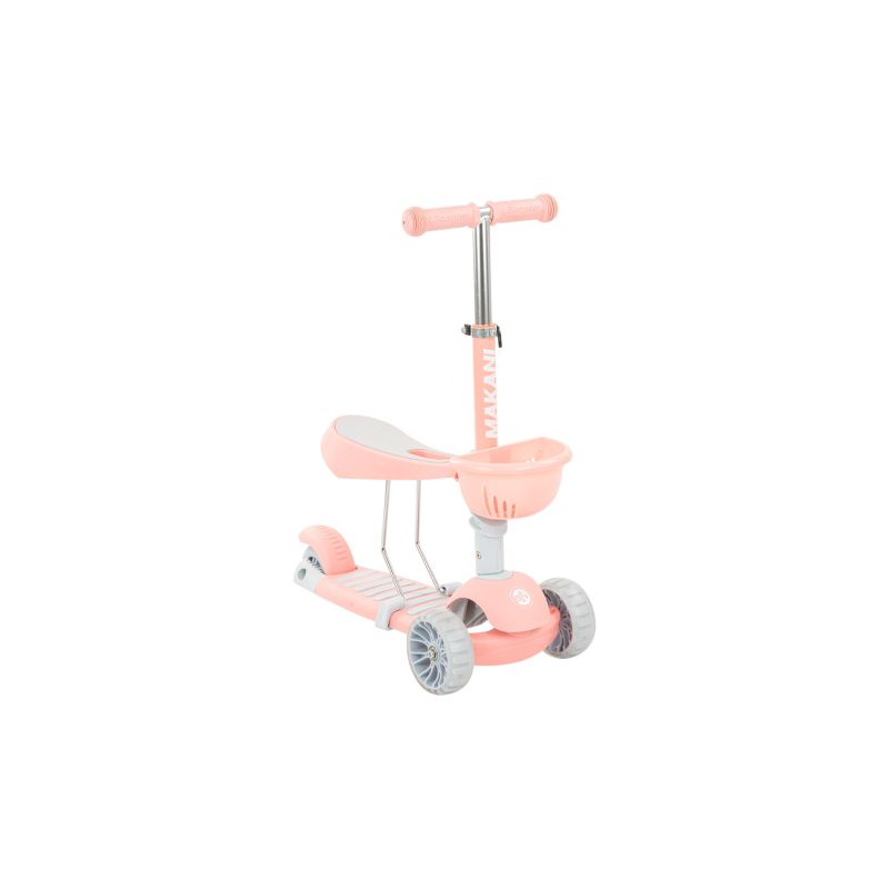 Patinete BonBon 3en1 Candy Rosa Kikkaboo - Diversión y Seguridad