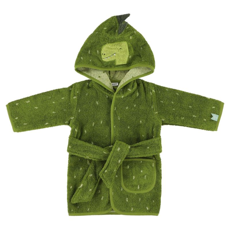 Bata de baño Mr. Dino Trixie para bebés de 1-2 años
