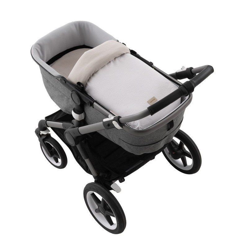 Saco Capazo + Colchoneta Candela Crudo 35x80x6 Cm - Cambrass