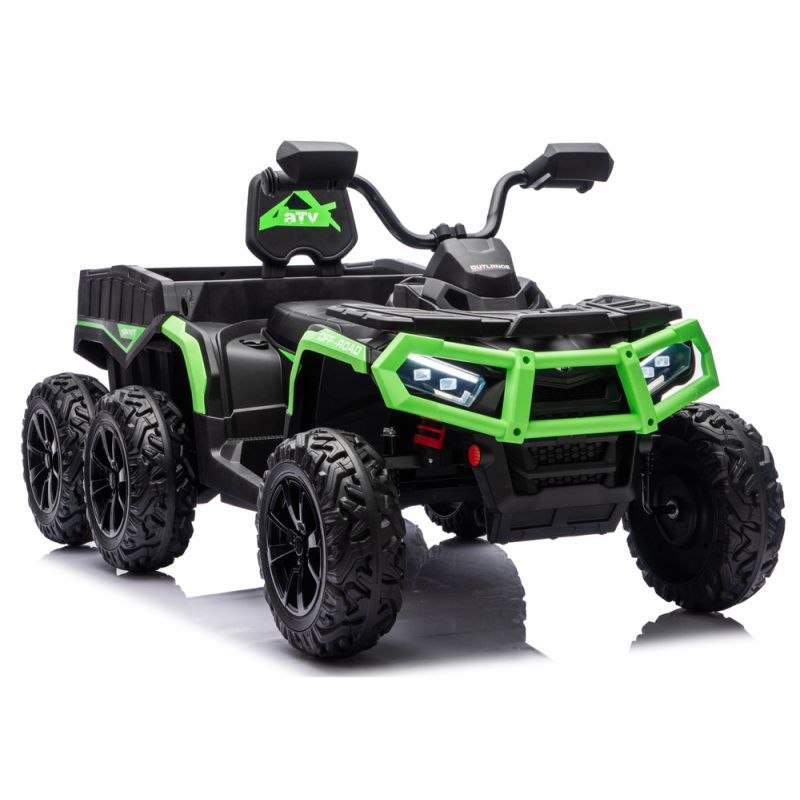 Quad ATV Infantil Eléctrico con Remolque 24V Verde