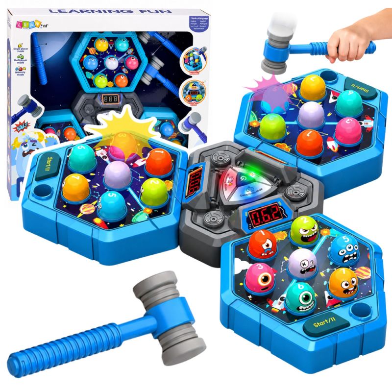 Juego de Arcade Infantil Whack-a-Mole para 3 Jugadores