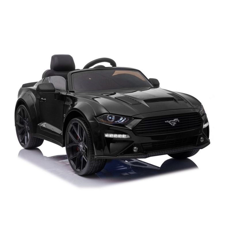Coche eléctrico infantil Ford Mustang GT negro · licencia oficial Ford · 24V equivalente