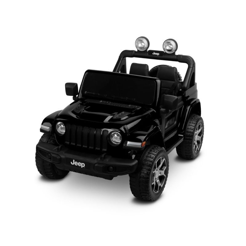 Vehículo eléctrico todo terreno Jeep Rubicon Negro con batería - imagen 2