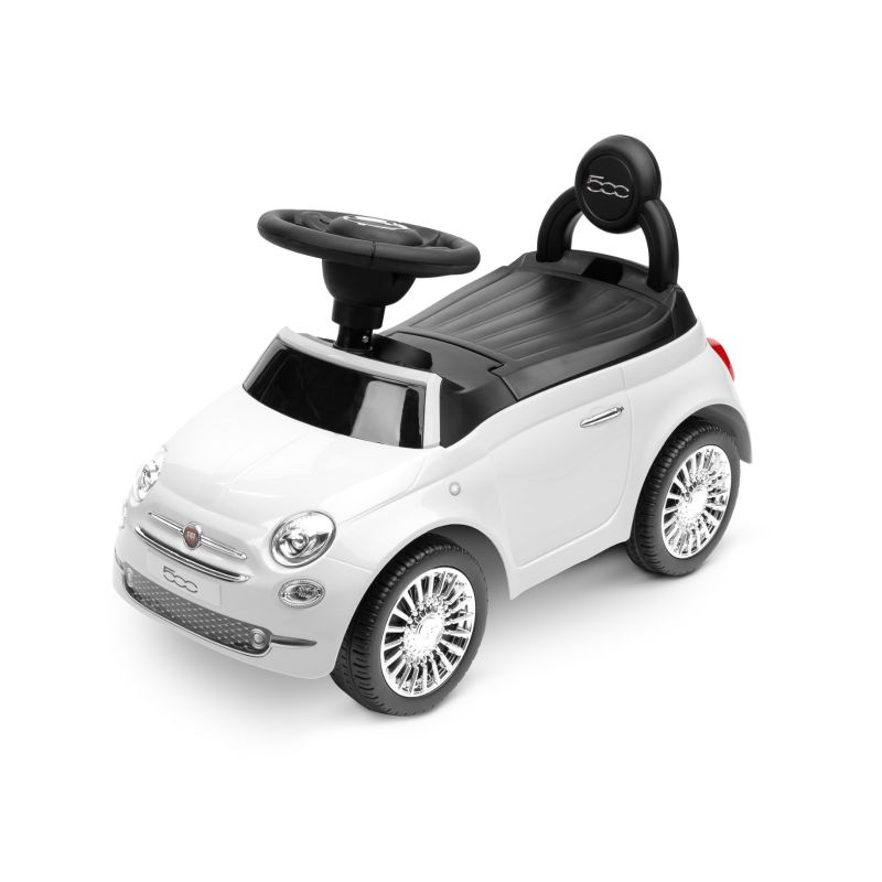 Correpasillos Coche de juguete para niños Fiat 500 de Toyz: diseño italiano y calidad excepcional para horas de diversión-Blanco - imagen 2